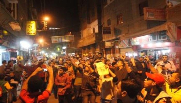 مسيرة ليلية حاشدة لرافضي الإنقلاب بالمحلة الكبري (فيديو)