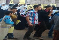 مسيرة لطلاب ضد الانقلاب بسيدي سالم بكفر الشيخ (صور)