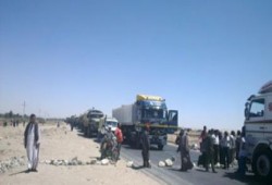 أهالى قرية ببنى سويف يقطعون الطريق الزراعى بسبب نقص البوتاجاز