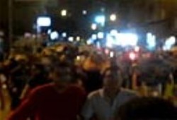 مسيرة حاشدة لأهالي 6 أكتوبر ضد الانقلاب