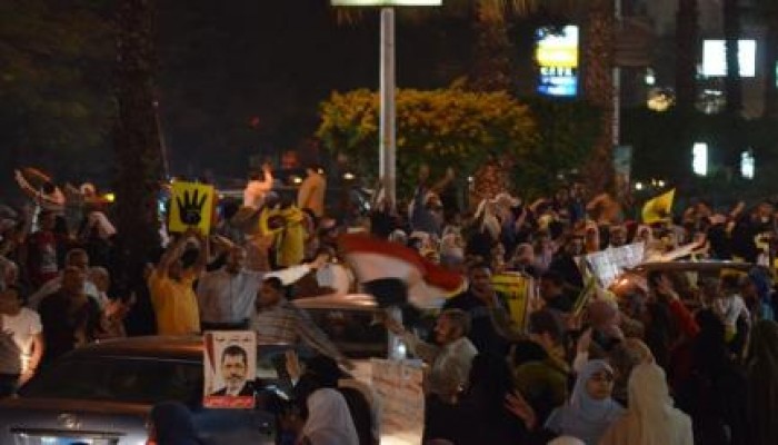 مسيره لأعضاء نادي "الصيد" ضد الإنقلاب العسكري (صور)