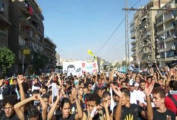 أولتراس رابعاوي يزلزل شوارع "كفر الزيات" (فيديو)