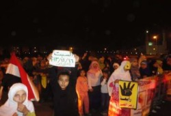 الشيخ زايد.. مدينة ترفض حكم العسكر وتخرج فى مسيراتها الليلة الرافضة للانقلاب (صور)