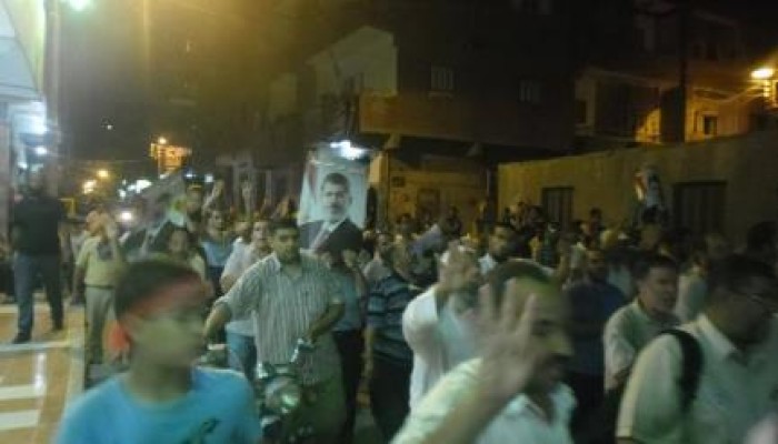 عفاريت ضد الانقلاب تطوف شوارع الخامسة والجمعيات بالإسماعيلية رفضا لحكم العسكر