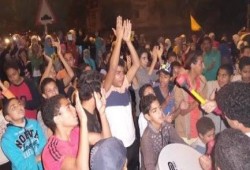 الجيزة: الشيخ زايد مدينة شبابية تتحدى الانقلاب ليلا ونهارا (صور)