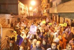 بالصور.. مسيرة ضخمة في بني سويف ضد الانقلاب العسكري