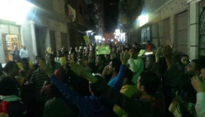 انتفاضة عارمة بالمدينة الجامعية بأسيوط تنديدا بمجزرة الأزهر