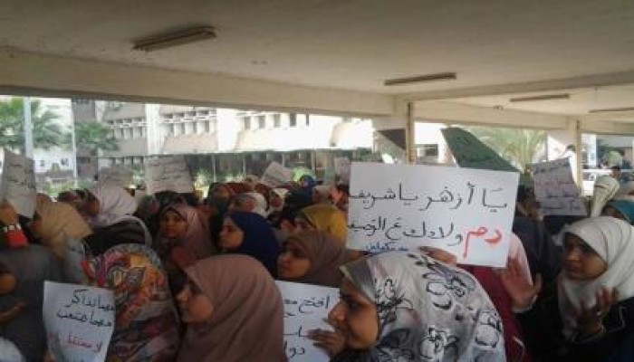 انتفاضة طلابية بجامعة طنطا رفضا للإنقلاب الدموي وأحداث جامعة الأزهر