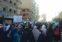 انتفاضة نسائية بالإسماعيلية  في ذكري المليونية