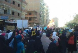 انتفاضة نسائية بالإسماعيلية  في ذكري المليونية