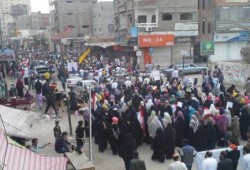 انتفاضة ثورية بالعريش في مليونية المئوية