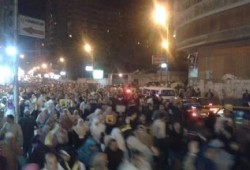 الاسكندرية: مسيرة بمنطقة لوران تشعل الشارع ليلا