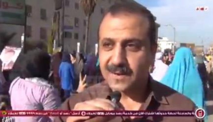 بالفيديو.. مسيحي يخرج لدعم الشرعية: مستحيل أن اصمت على مجازر الانقلابيين