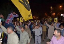 بالصور.. مسيرة ليلية بالمنصورة ضد الانقلاب