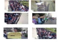 شباب الثغر يحيون ذكري المذبحة بالعديد من المسيرات