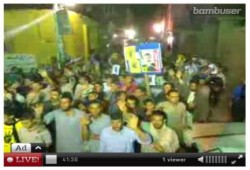 الجيزة: أهالي المنصورية يتظاهرون كسرا لقانون التظاهر ورفضا للانقلاب العسكري (بث مباشر)