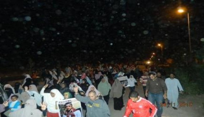 المنوفية تنتفض ب 3 مسيرات ليلية ضد الانقلاب العسكرى