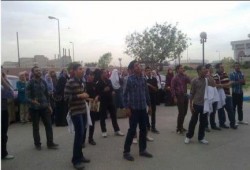 طلاب صيدلة بالإسماعيلية يتظاهرون ضد الانقلاب وقانون التظاهر