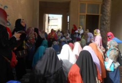 مسيرة حاشدة لطالبات كلية الدراسات الإسلامية بدمنهور تنديداً بالأحكام القضائية الجائرة