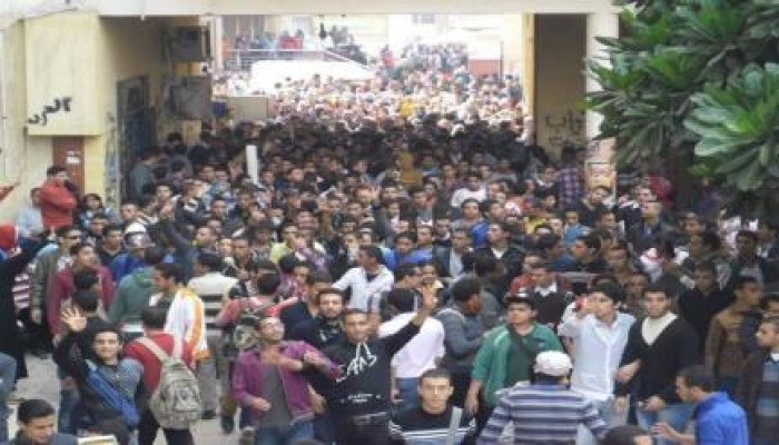 استمرار إضراب جامعة الاسكندرية لليوم الثاني علي التوالي