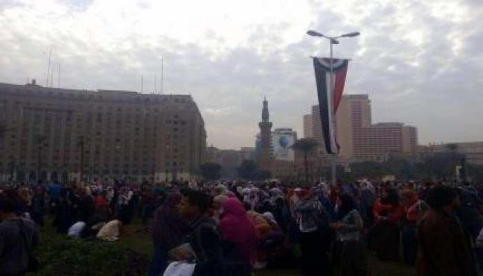 بالصور طلاب مصر داخل  ميدان  التحرير الآن