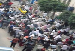 "7 الصبح" تواصل تظاهراتها تنديداً بحبس حرائر الإسكندرية