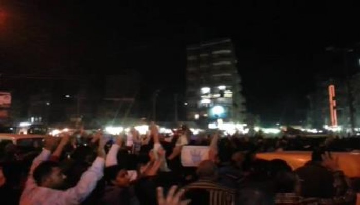 بالصور .. مسيرة حاشدة بالمحلة الكبري لرفض الإنقلاب العسكري وتفاعل كبير من الأهالي