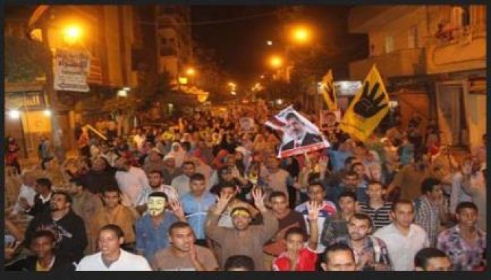 5 مسيرات ليلية بالإسكندرية تطالب بمحاكمة الانقلابيين واسقاط الانقلاب