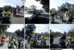 "مليونية أم الشهيد": مسيرة بالدراجات النارية لمؤيدي الشرعية بالغربية