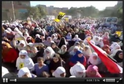 "مليونية أم الشهيد": عشرات الآلاف في مسيرة حاشدة بأوسيم بالجيزة "بث مباشر"