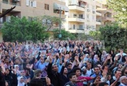 "مليونية أم الشهيد": مسيرة رافضة للانقلاب من مسجد يوسف الصحابي بمصر الجديده (صور)