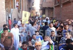 "مليونية أم الشهيد": مسيرة مناهضة للأنقلاب بقرية النزلة بمركز يوسف الصديق بالفيوم