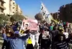 "مليونية أم الشهيد": مسيرة حاشدة بالعبور ضد الانقلاب العسكري "فيديو"