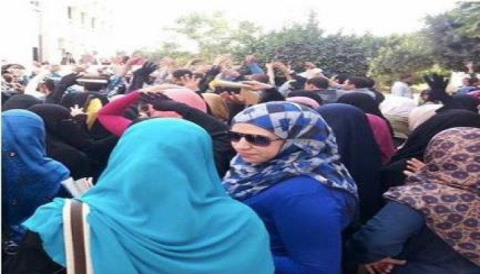 انتفاضة بجامعة قناة السويس تزامنا مع انتفاضة الأزهر (صور)