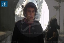 بالفيديو عساكر تبكي بجامعة القاهرة حزنا علي ما آلت إليه مصر