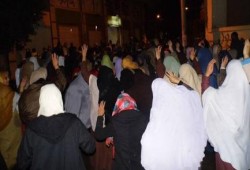 رغم هطول الأمطار.. مسيرة حاشدة ضد الانقلاب بمدينة كفر الزيات (صور)