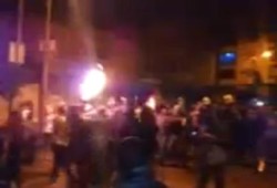 "رغم الأمطاروالبرد" حشود مؤيدى الشرعية تهز المنصورة (فيديو)