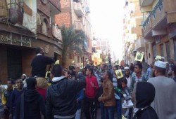 مسيرات حاشدة فى اسوان ضد الانقلاب العسكرى