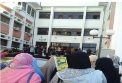 فعاليات جامعة القناة ضد الانقلاب العسكرى تتواصل بالإسماعيلية