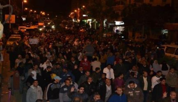 مسيرات حاشدة لأهالي الاسكندرية لرفض الانقلاب العسكرى و دستورة