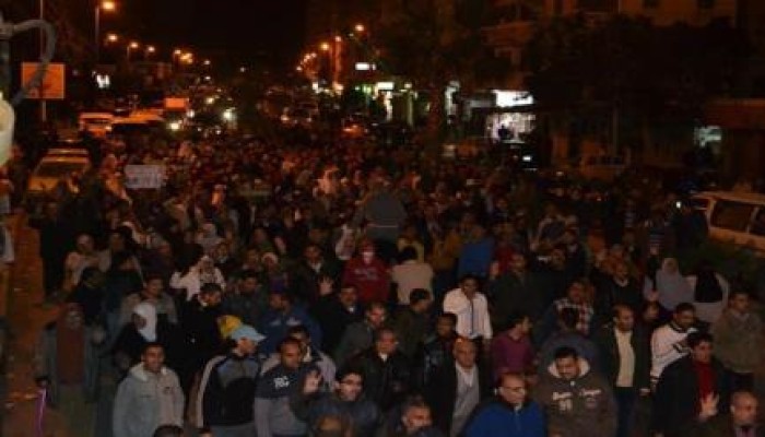 مسيرات حاشدة لأهالي الاسكندرية لرفض الانقلاب العسكرى و دستورة