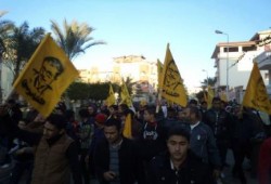 مسيرة مناهضة للانقلاب العسكري بدمياط