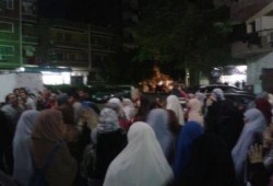 تظاهرات فراشة لأهالي مدينة أسيوط  ضد الانقلاب