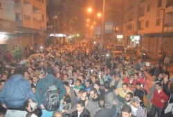 بالصور مسيرة حاشدة لأهالي طنطا رفضا للانقلاب العسكرى