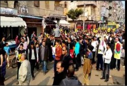 مليونية "دستورنا 2012": مسيرة حاشدة بالمطرية بالدقهلية ضد الانقلاب (بث مباشر)