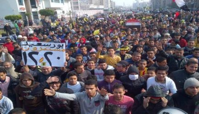 مليونية "دستورنا 2012": مسيرة ضخمة في بورسعيد