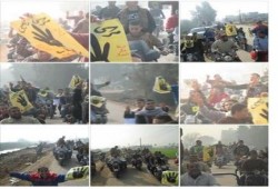 مليونية "دستورنا 2012": بالفيديو مسيرات بالدراجات النارية في الغربية