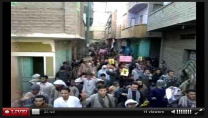 مليونية "دستورنا 2012": مسيرة حاشدة في دلجا بالمنيا (بث مباشر)