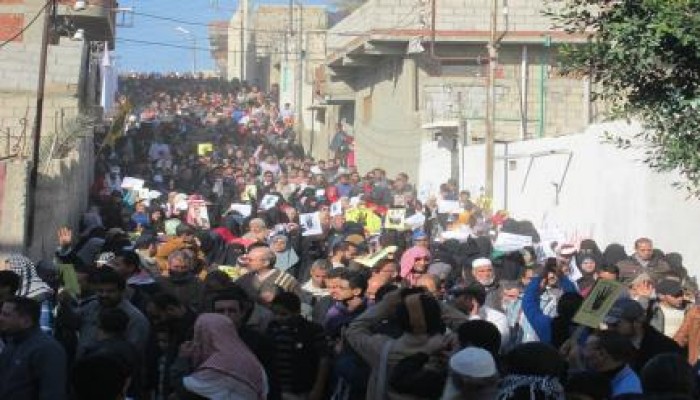 مليونية "دستورنا 2012": مسيرة حاشدة لثوار العريش رفضا للانقلاب الدموي