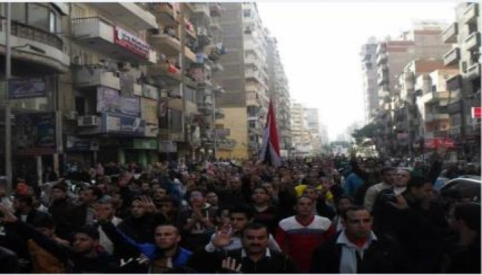 مليونية "دستورنا 2012": إعتقال 45 متظاهرا اليوم من الإسكندرية